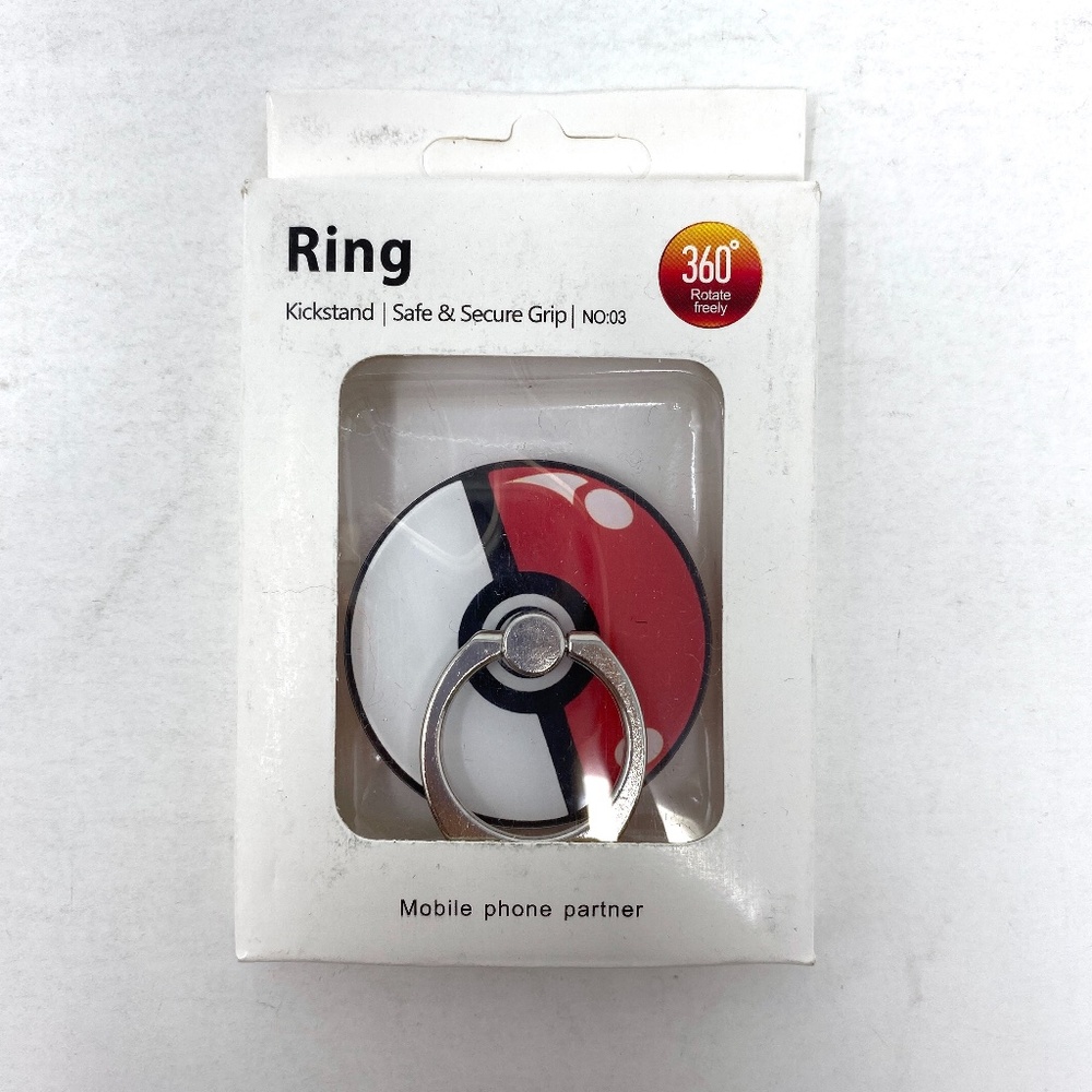 Poké Ball Phone Ring Holder Collapsible Kickstand